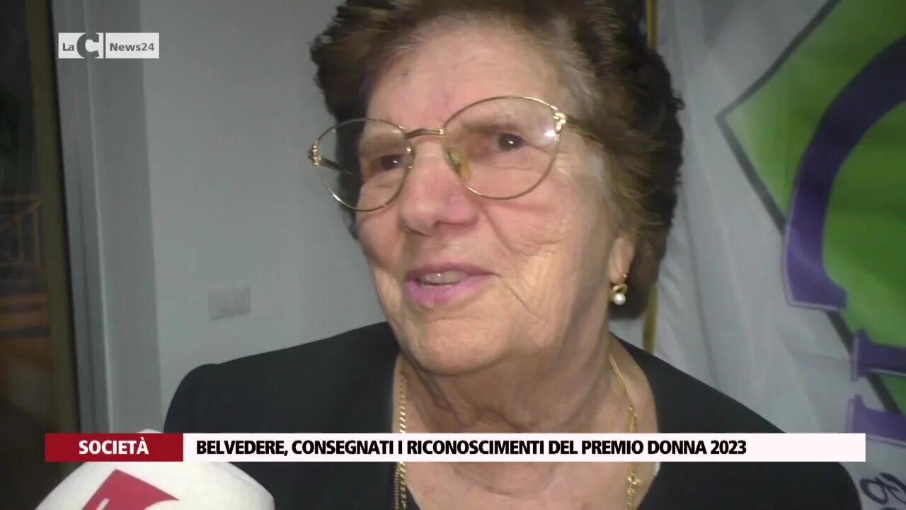 Belvedere, consegnati i riconoscimenti del Premio Donna 2023