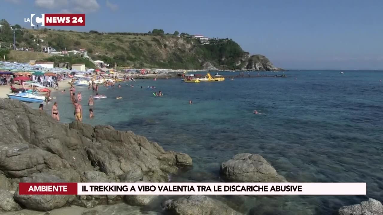 Il trekking a Vibo Valentia tra le discariche abusive