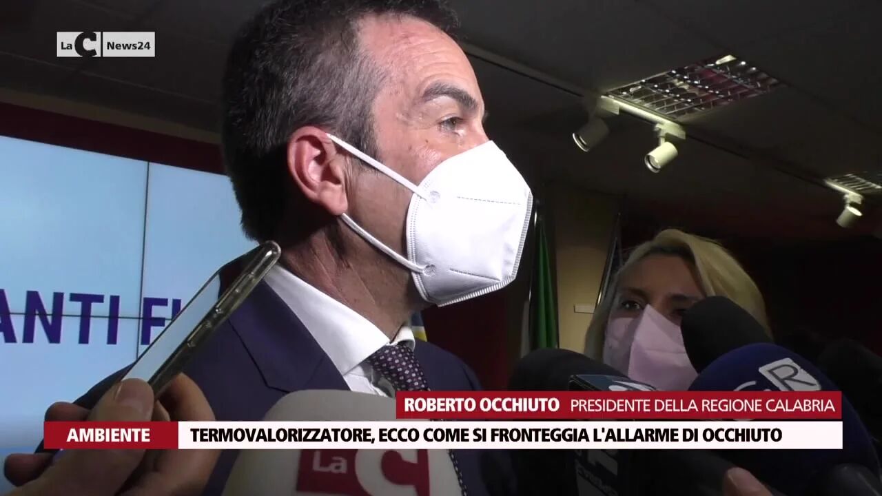 Termovalorizzatore, ecco come si fronteggia l'allarme di Occhiuto