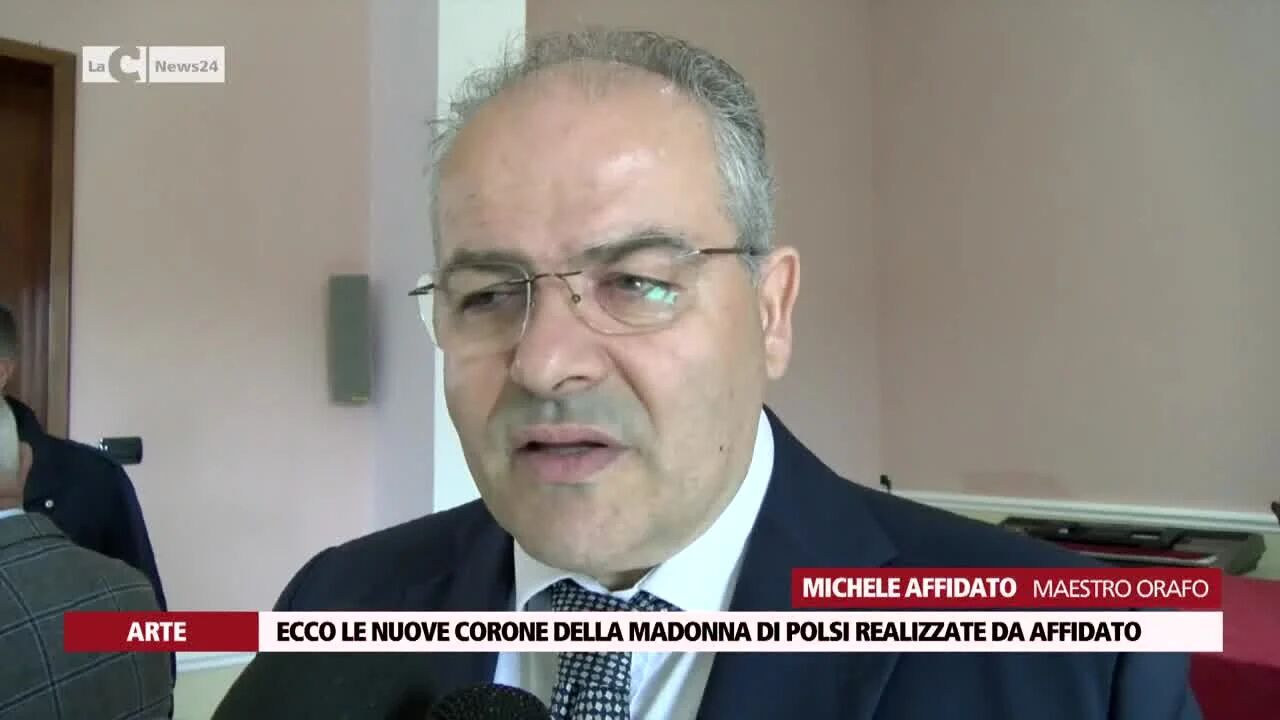 Ecco le nuove corone della Madonna di Polsi realizzate da Affidato