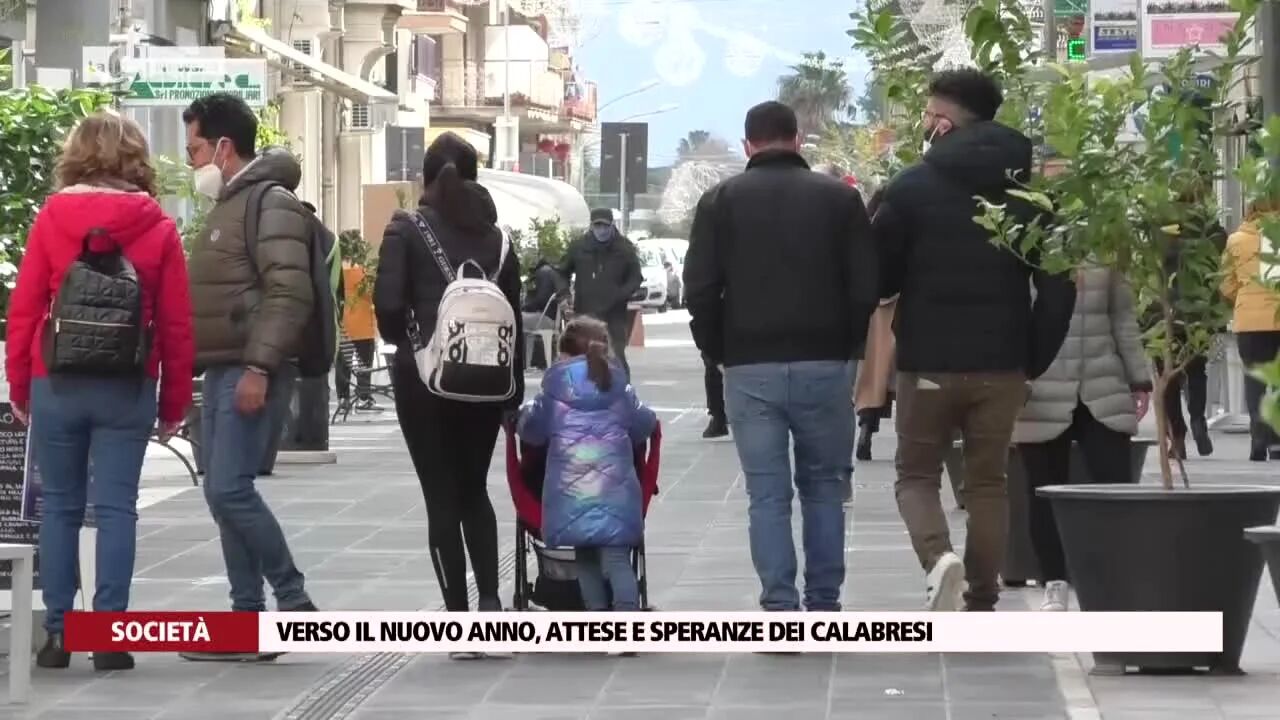 Verso il nuovo anno, attese e speranze dei calabresi