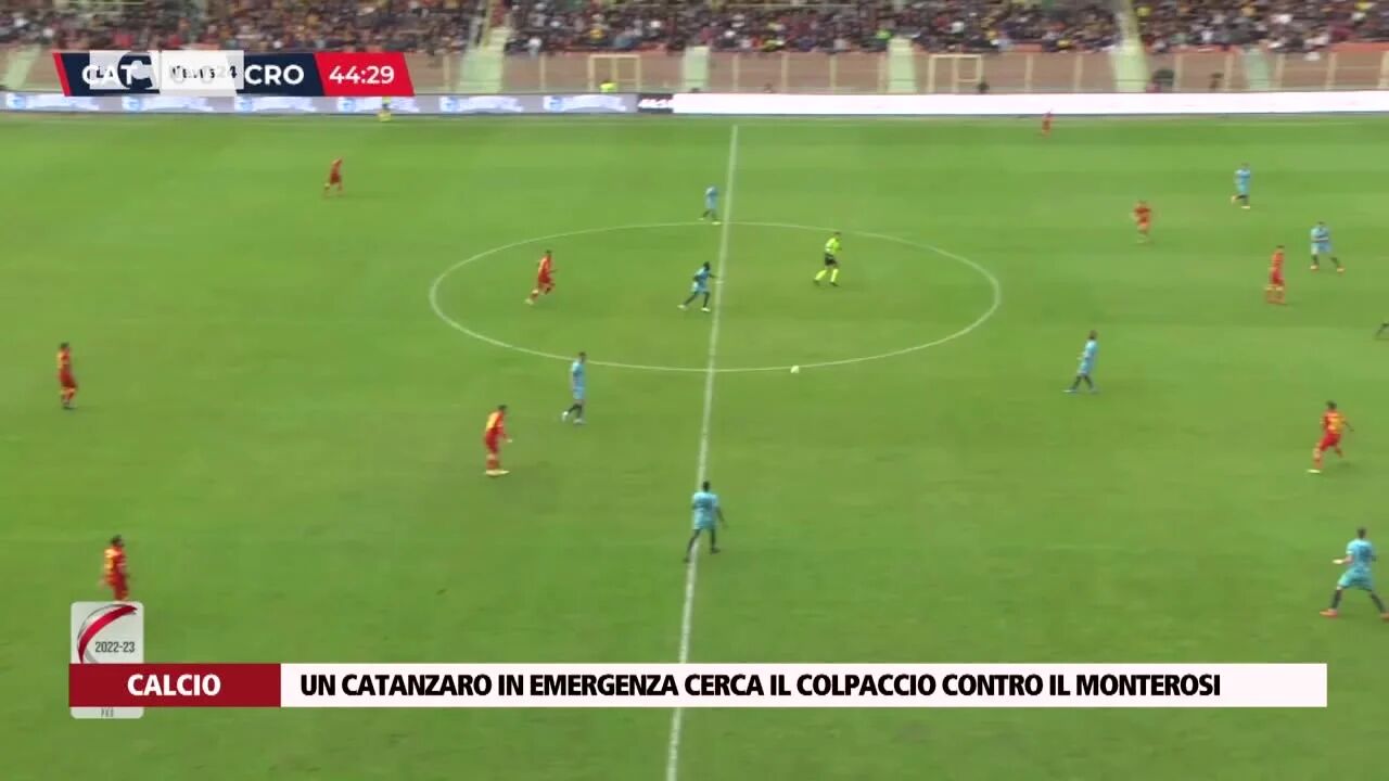 Un Catanzaro in emergenza cerca il colpaccio contro il Monterosi