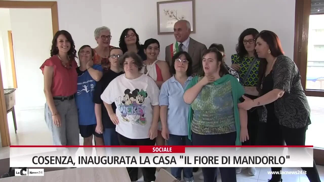 Cosenza, inaugurata la casa Il fiore di mandorlo