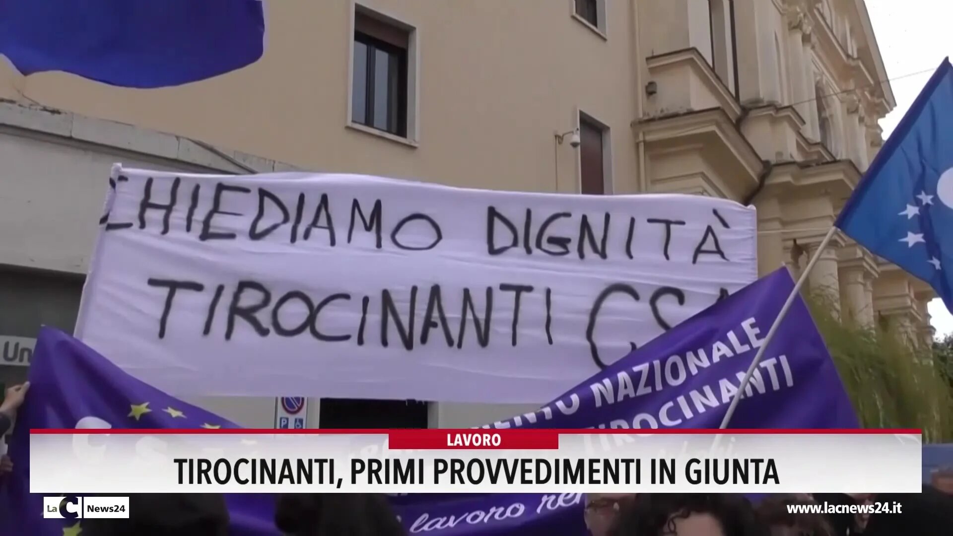 Tirocinanti, primi provvedimenti in giunta