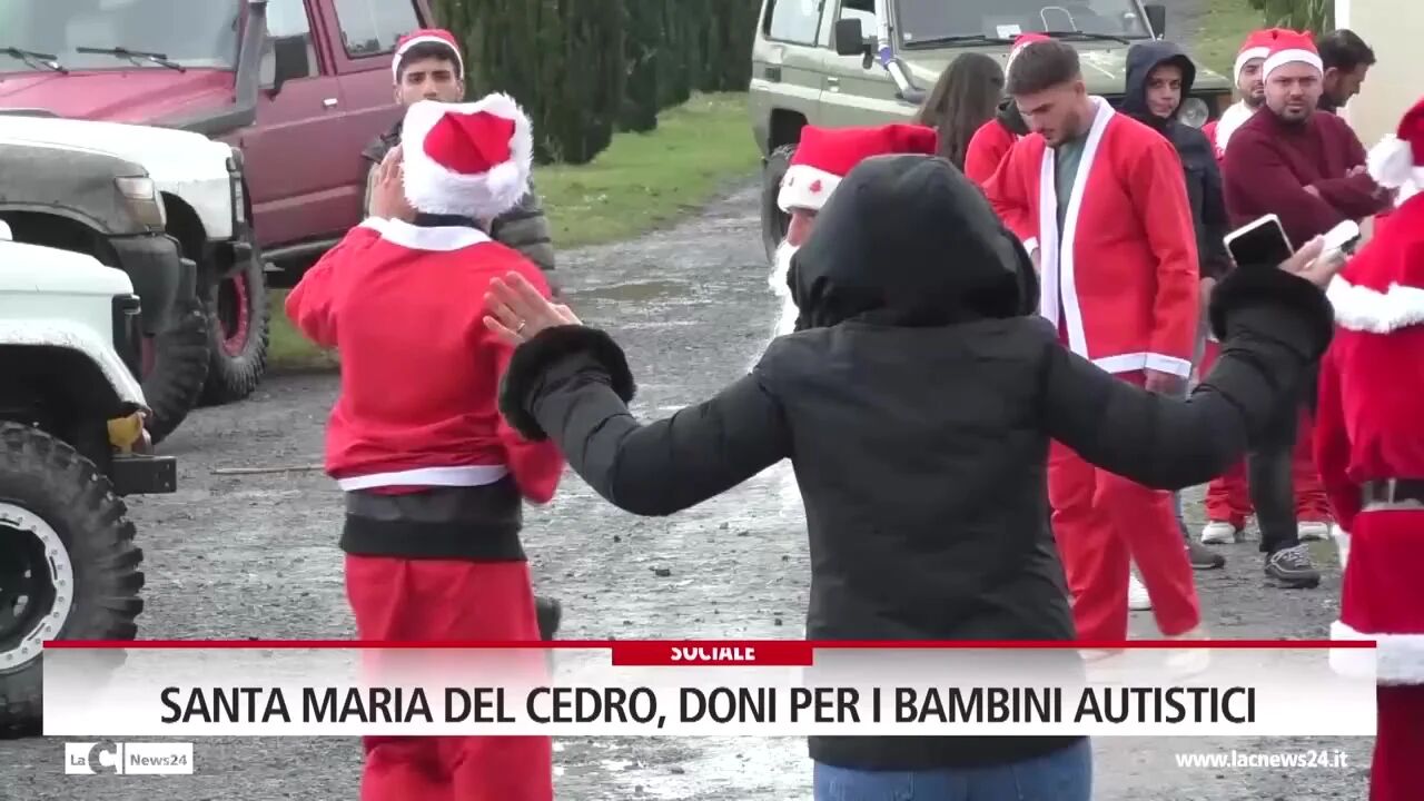 Santa Maria del Cedro, doni per i bambini autistici