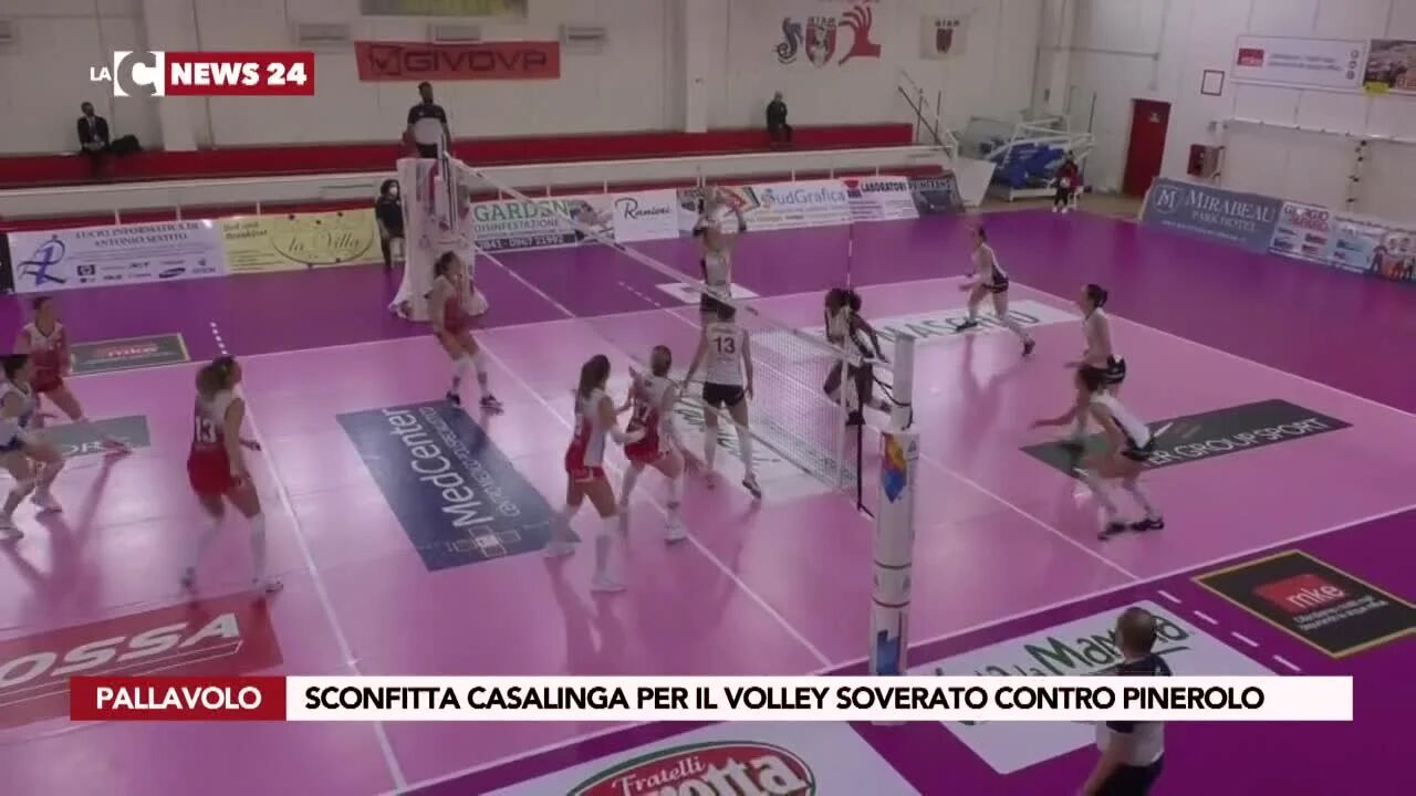Sconfitta casalinga per il Volley Soverato contro Pinerolo