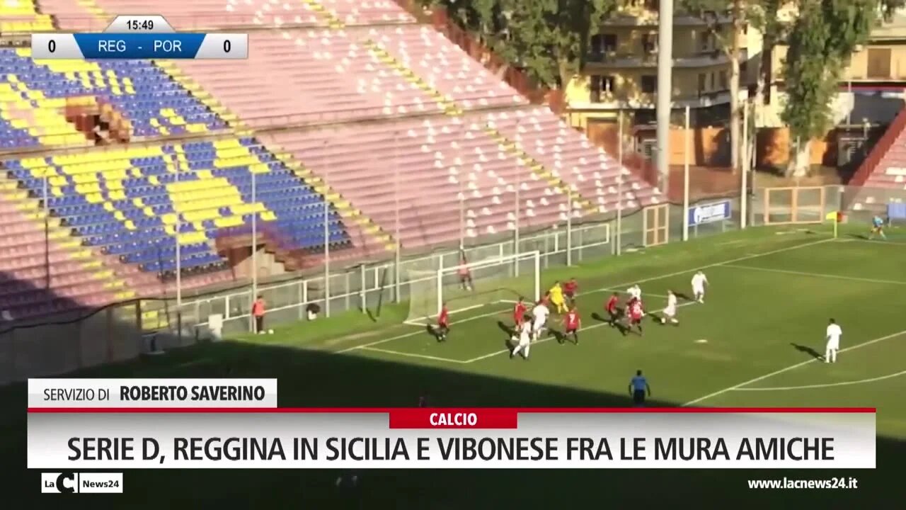 Serie D, Reggina in Sicilia e Vibonese fra le mura amiche