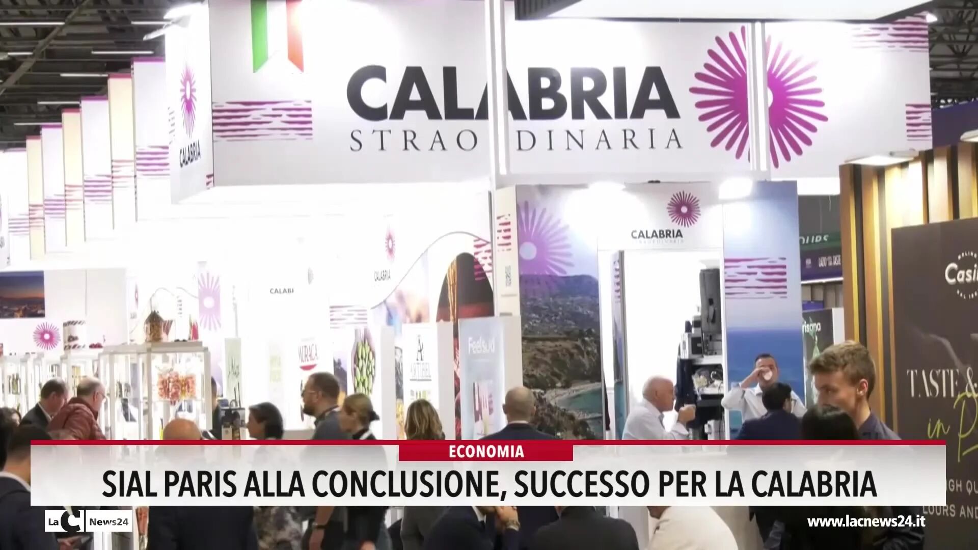Sial Paris alla conclusione, successo per la Calabria
