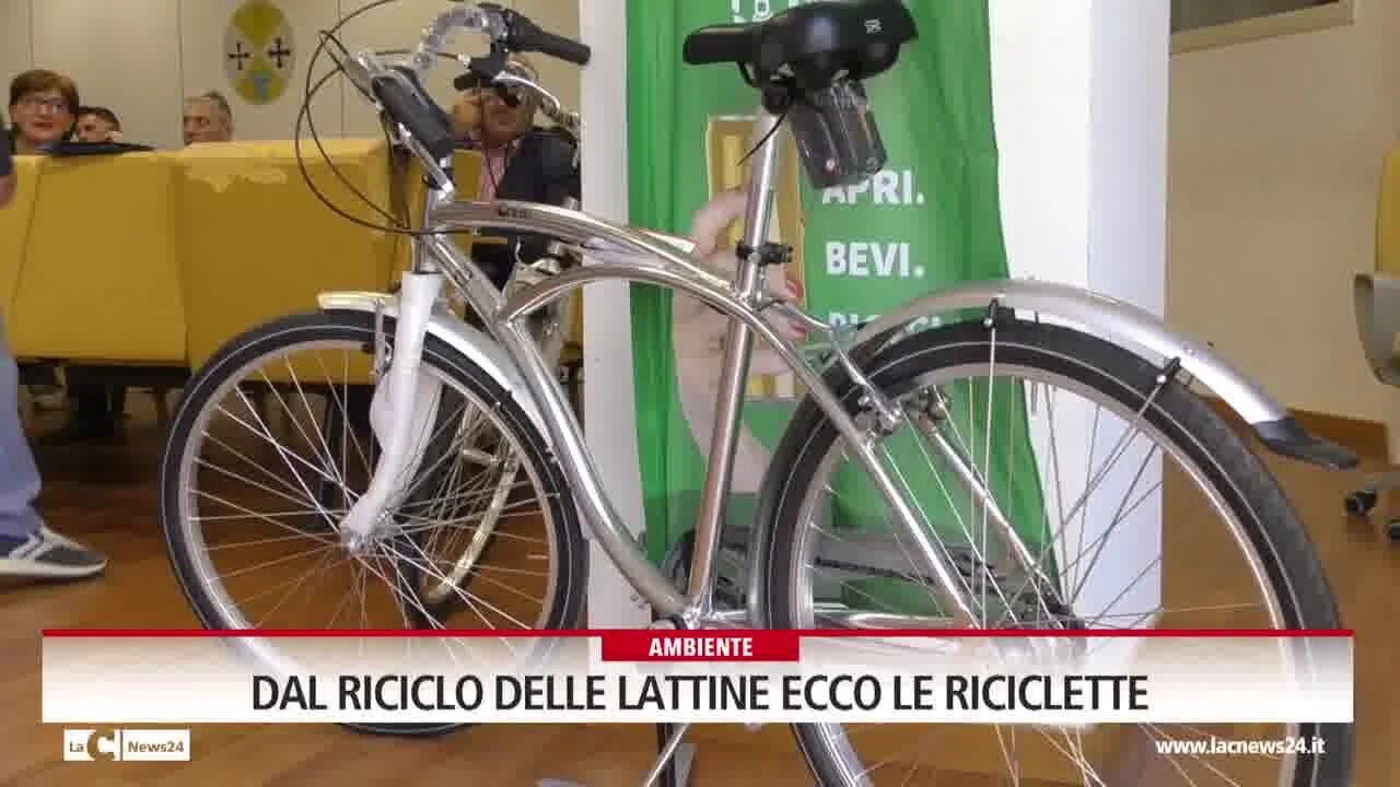 Dal riciclo delle lattine ecco le riciclette