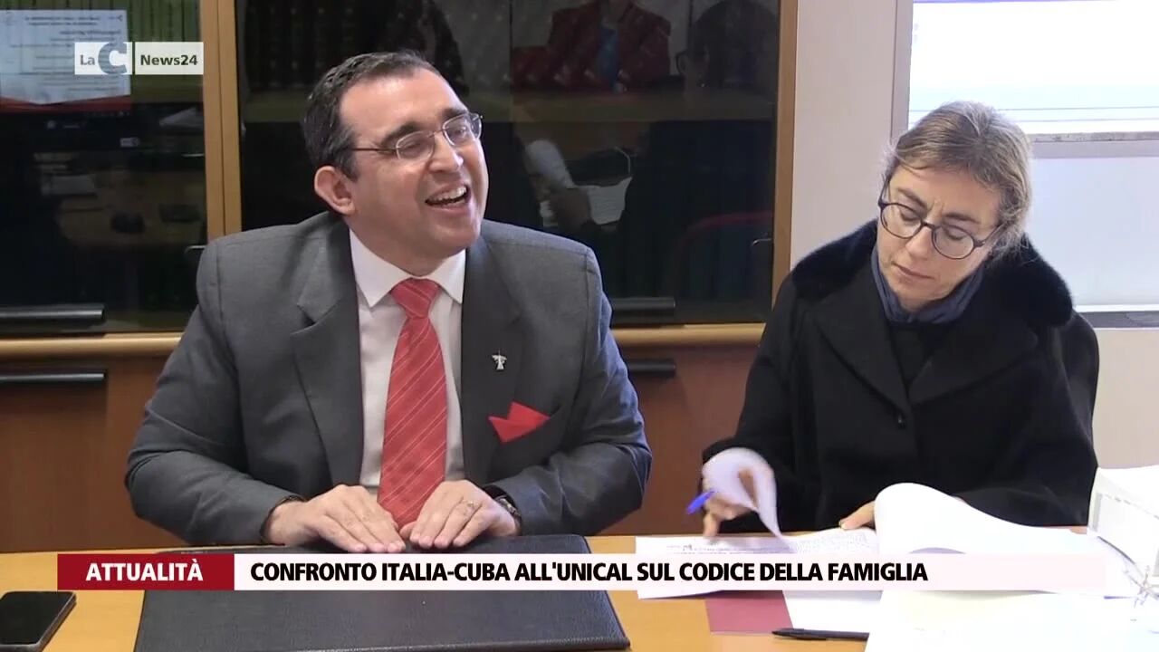 Confronto Italia-Cuba all'Unical sul codice della famiglia