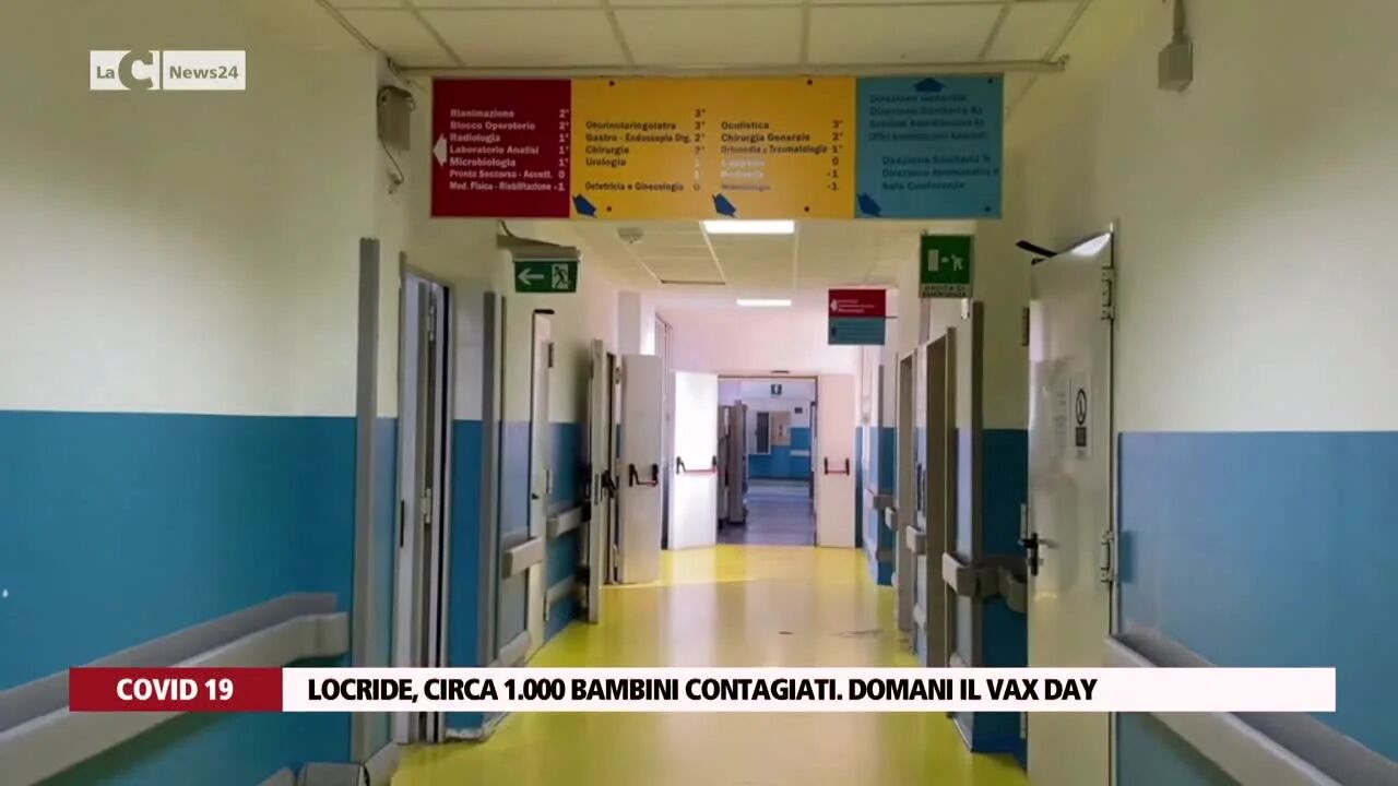 Locride, circa 1.000 bambini contagiati. Domani il vax day