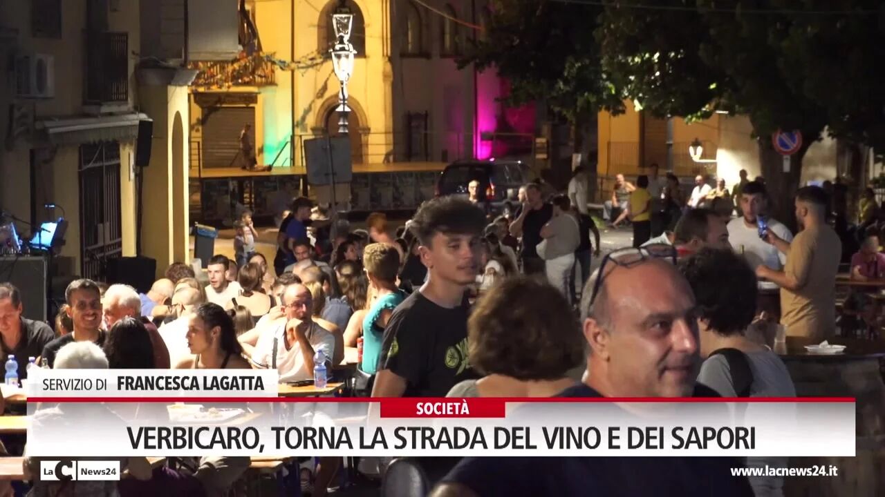 Verbicaro, torna la strada del vino e dei sapori