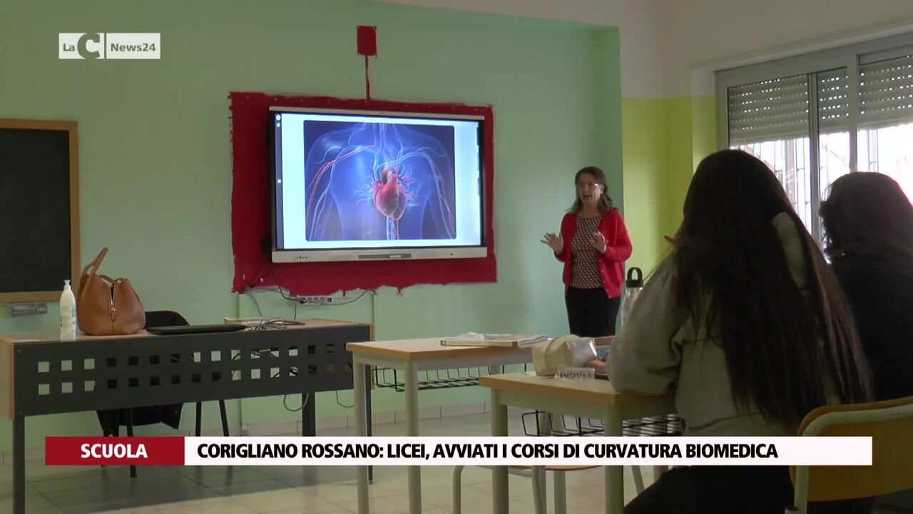 Corigliano Rossano: licei, avviati i corsi di curvatura biomedica 