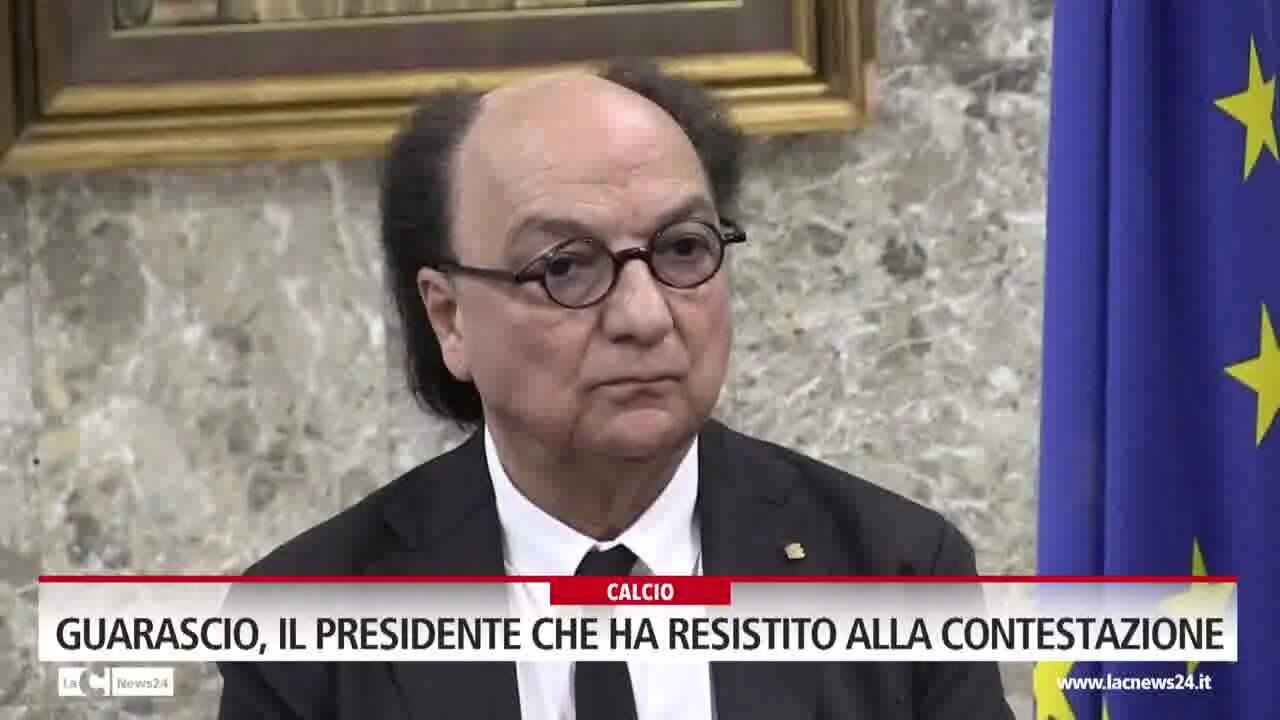 Eugenio Guarascio, il presidente che ha resistito alla contestazione