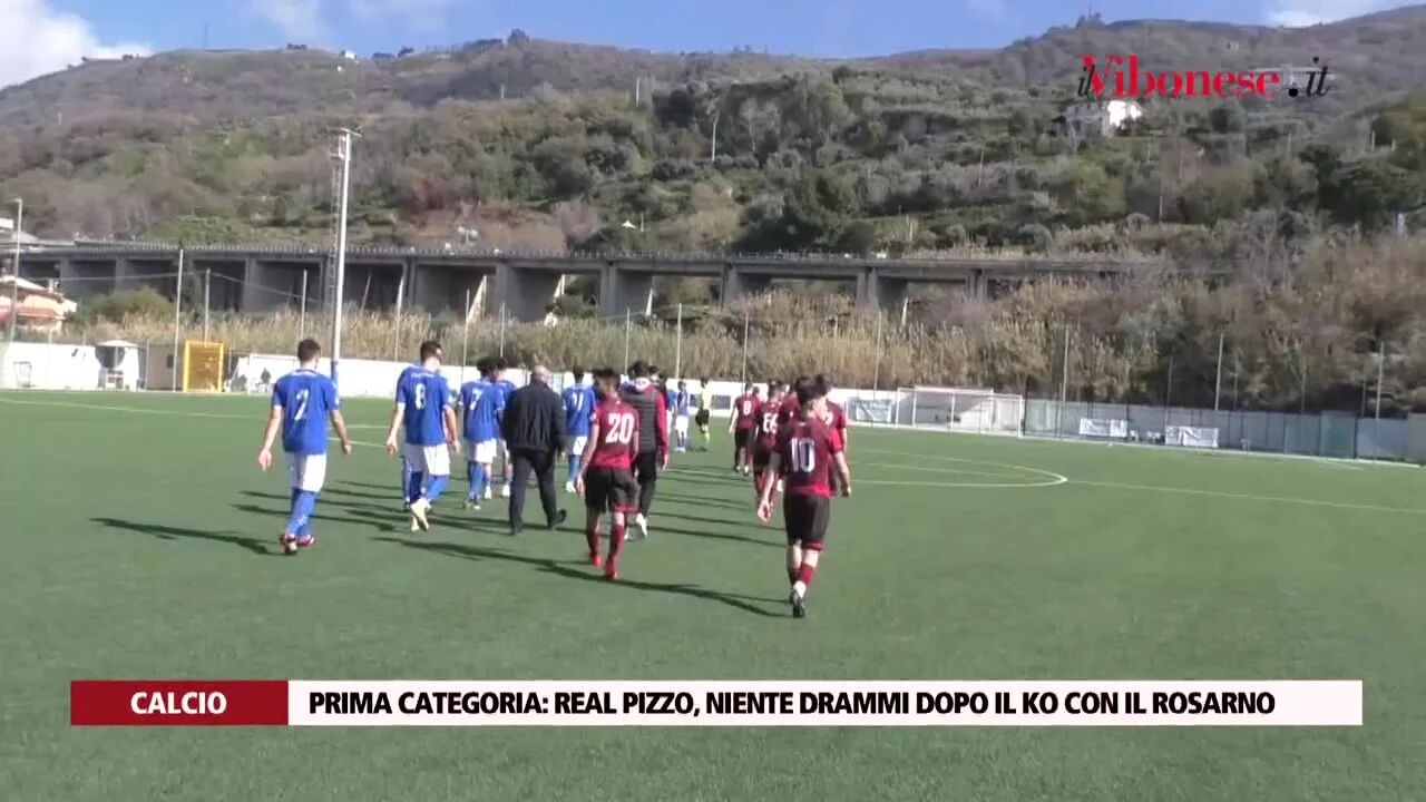 Prima Categoria: Real Pizzo, niente drammi dopo il ko con il Rosarno