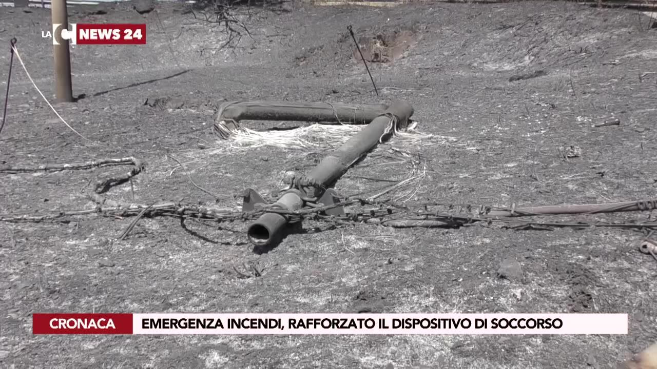 Emergenza incendi, rafforzato il dispositivo di soccorso