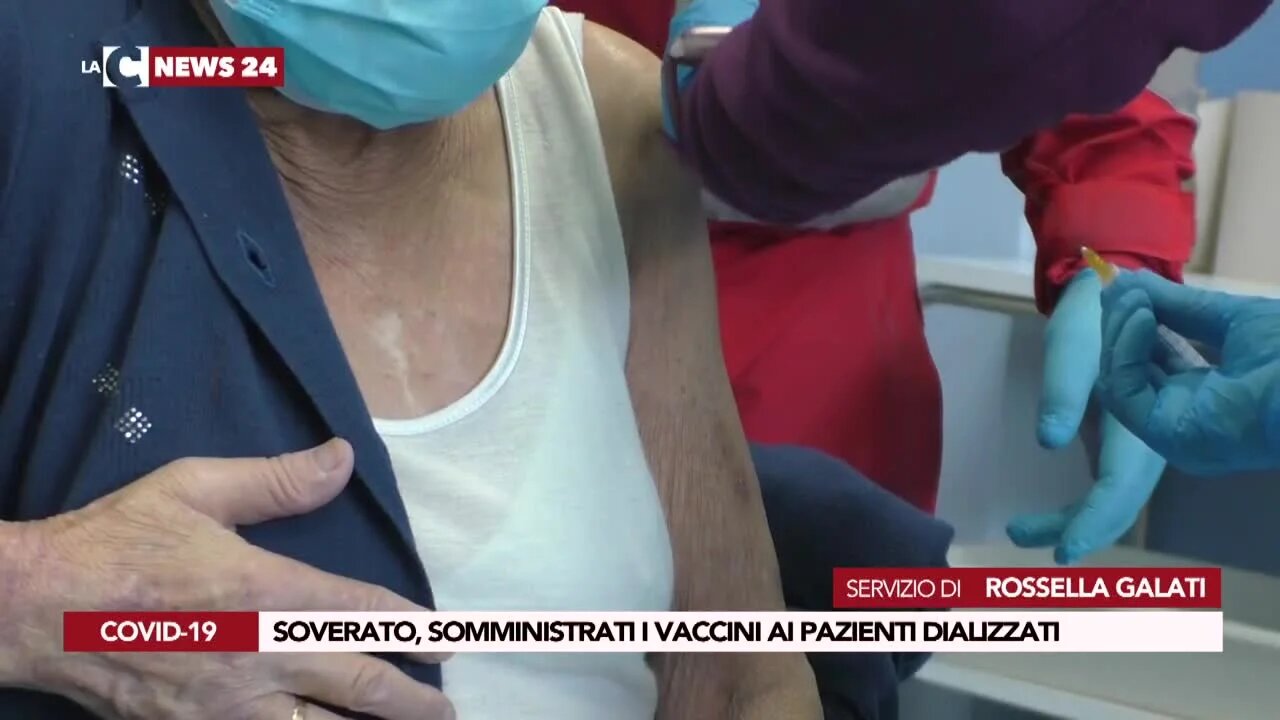 Ospedale di Soverato, somministrati i vaccini anticovid ai pazienti dializzati