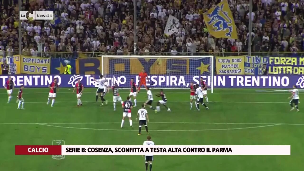 Serie B: Cosenza, sconfitta a testa alta contro il Parma