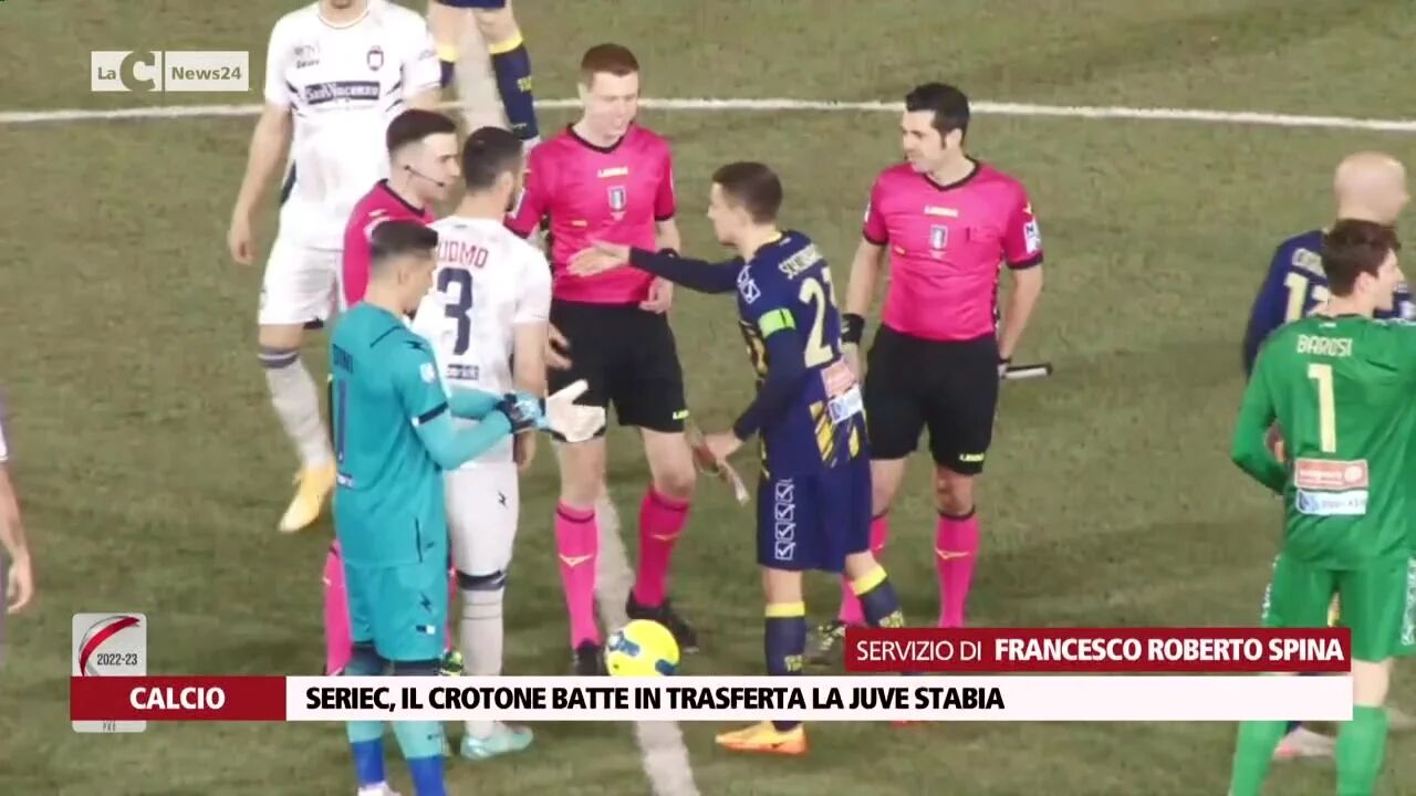 Serie C, il Crotone batte in trasferta la Juve Stabia