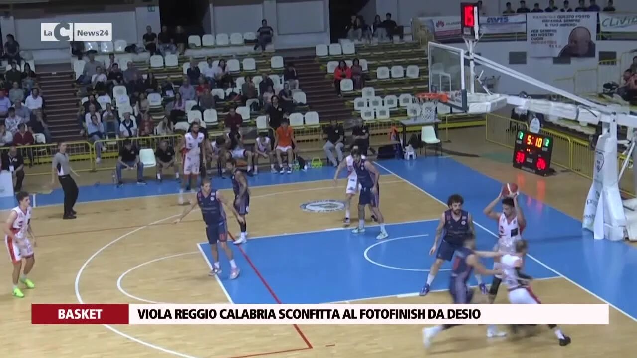 Viola Reggio Calabria sconfitta al fotofinish da Desio