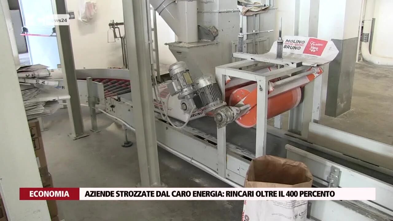Aziende strozzate dal caro energia: rincari oltre il 400 percento