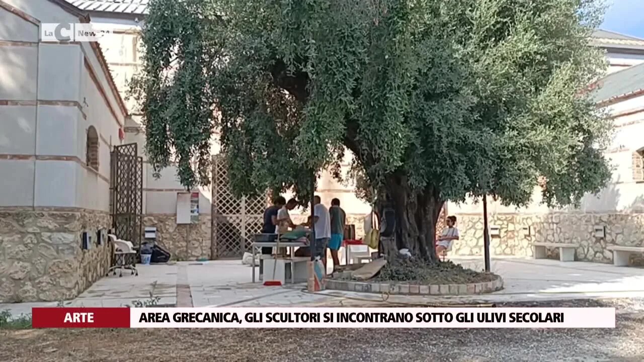 Area Grecanica, gli scultori si incontrano sotto gli ulivi secolari