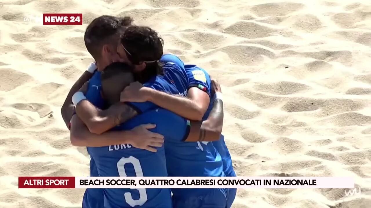Beach soccer, quattro calabresi convocati in nazionale