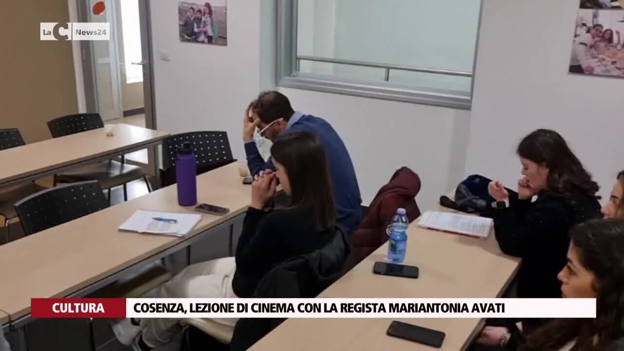 Cosenza, lezione di cinema con la regista Mariantonia Avati