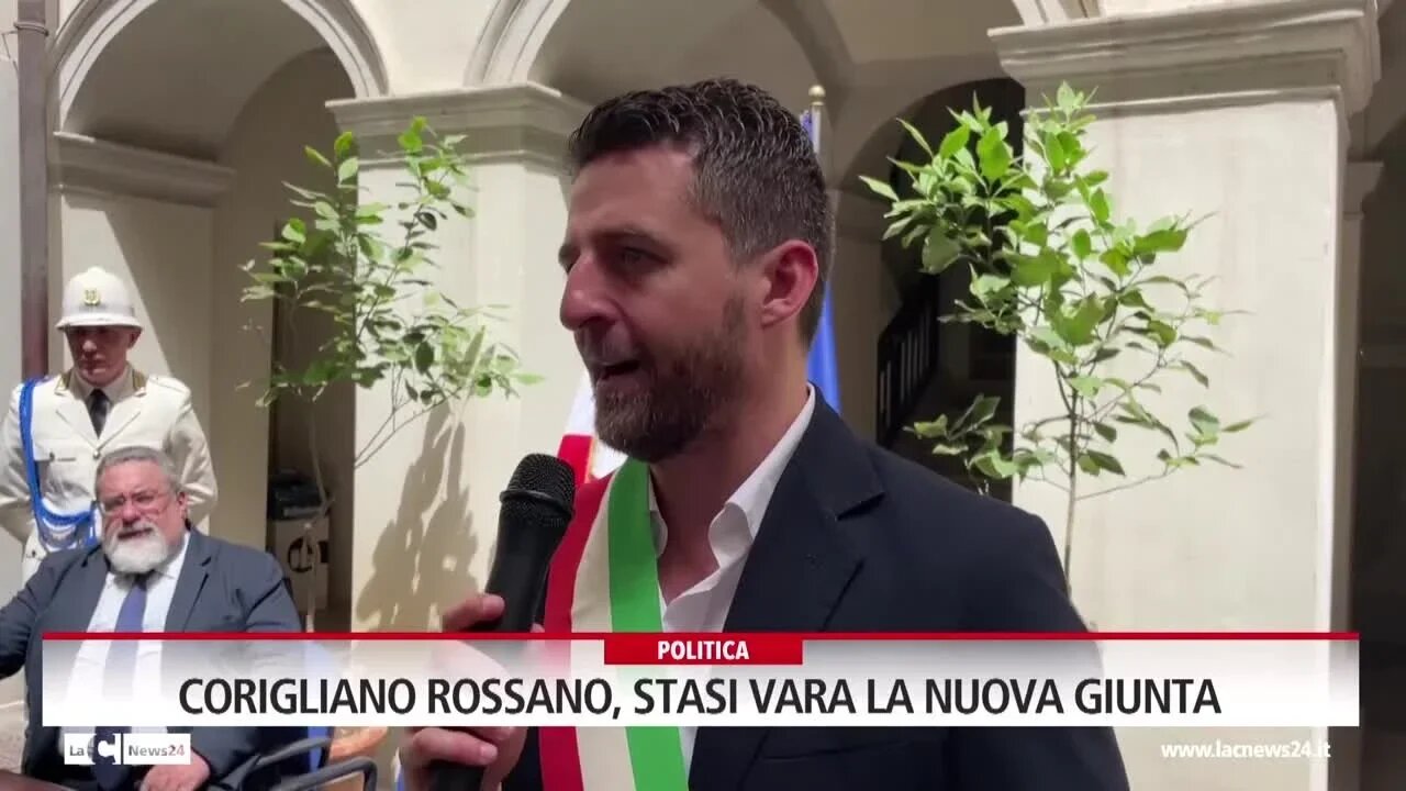 Corigliano Rossano, Stasi vara la nuova giunta