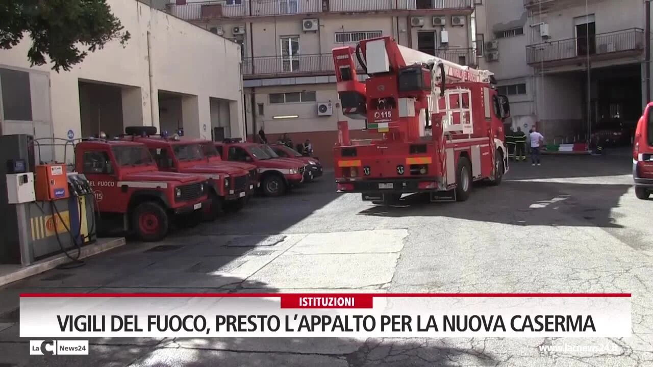 Vigili del fuoco, presto l’appalto per la nuova caserma