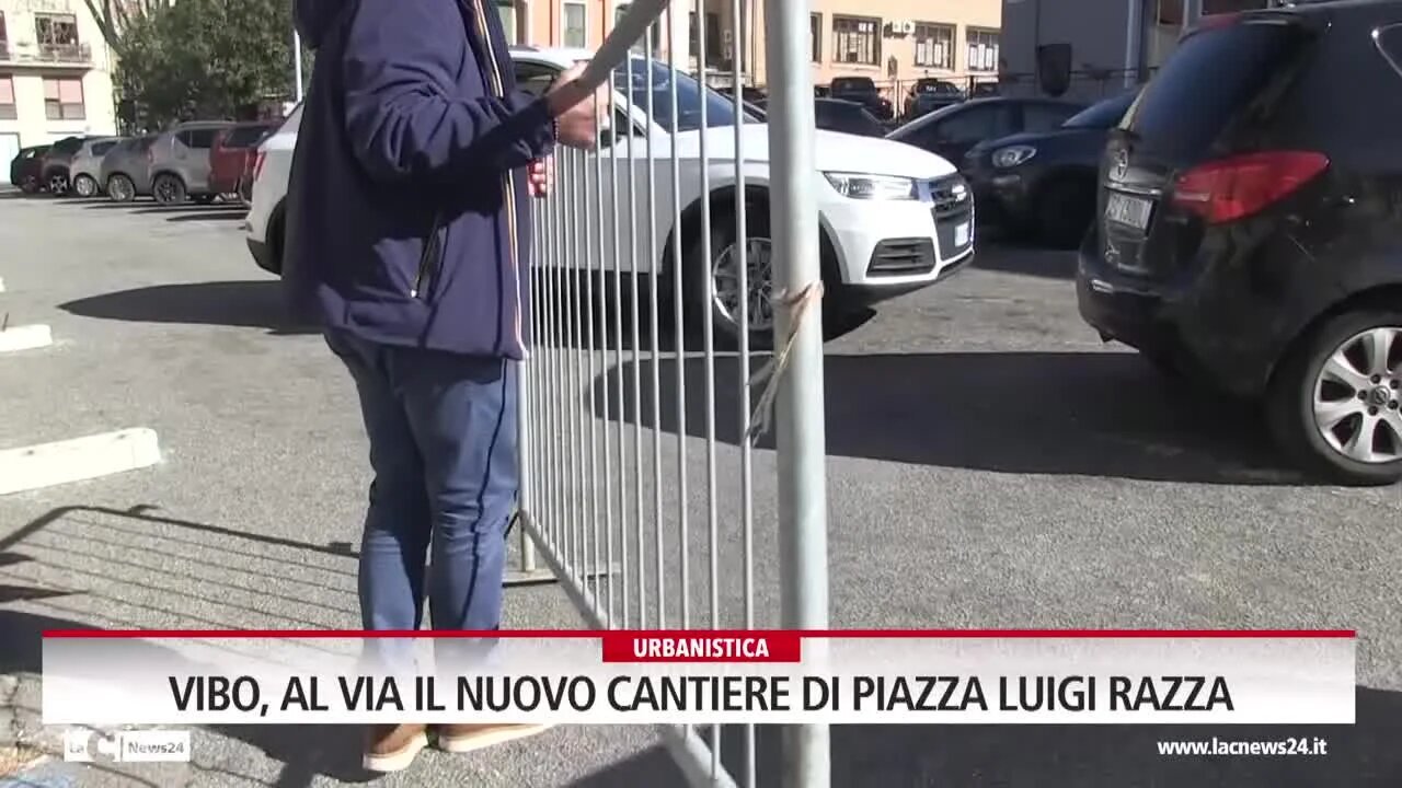 Vibo, al via il nuovo cantiere di piazza Luigi Razza