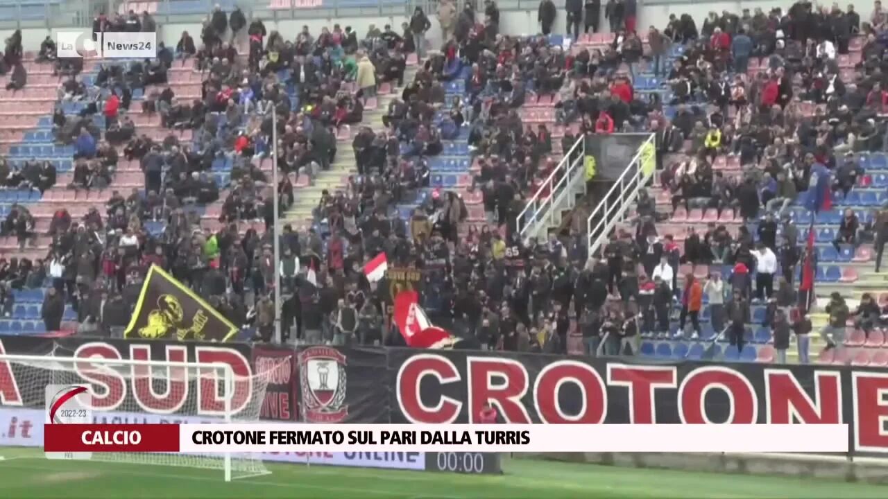 Crotone fermato sul pari dalla Turris