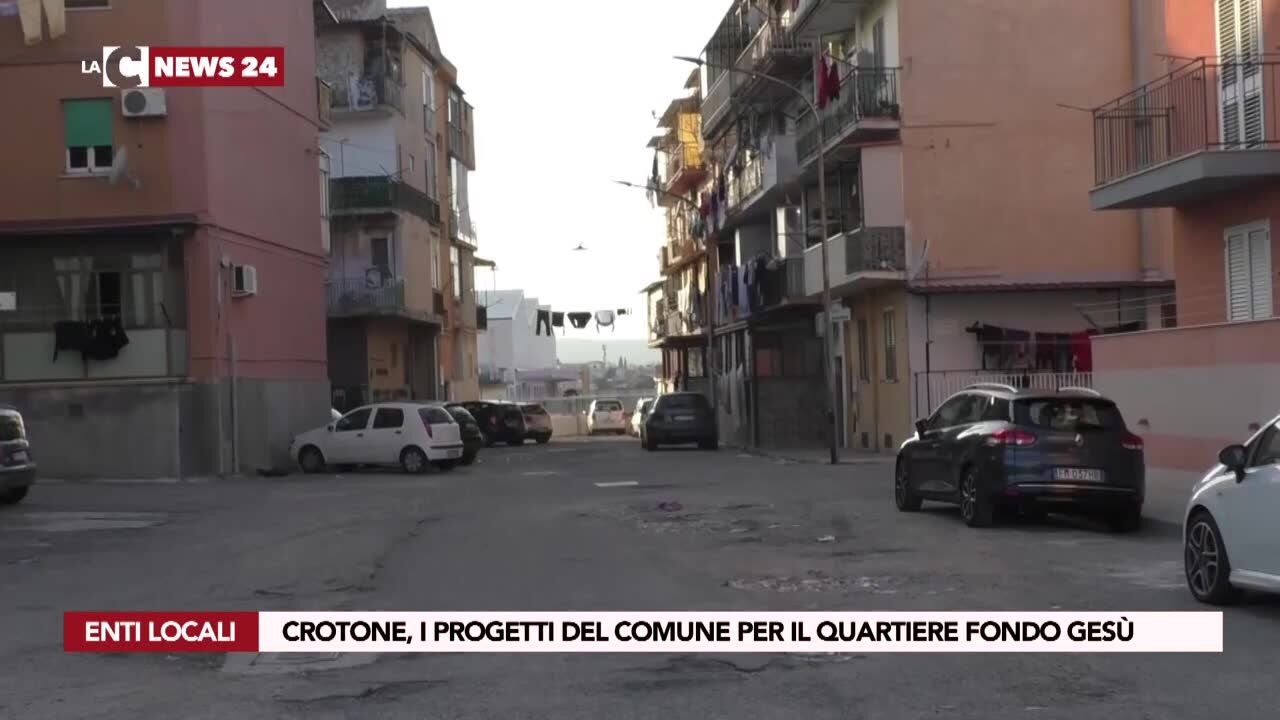 Crotone, i progetti del Comune per il quartiere Fondo Gesù