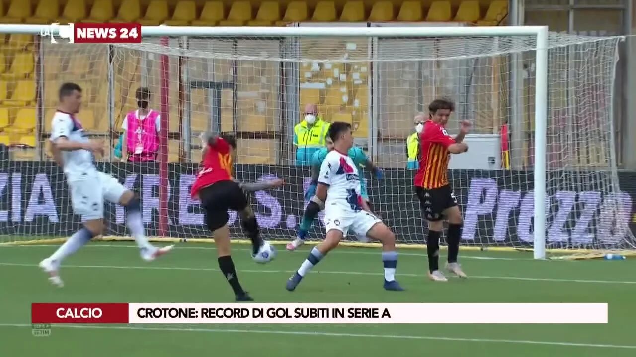 Crotone: record di gol subiti in Serie A