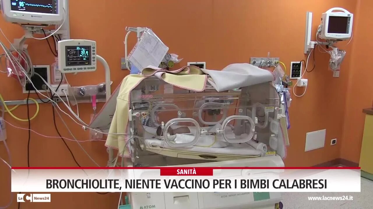 Bronchiolite, niente vaccino per i bimbi calabresi