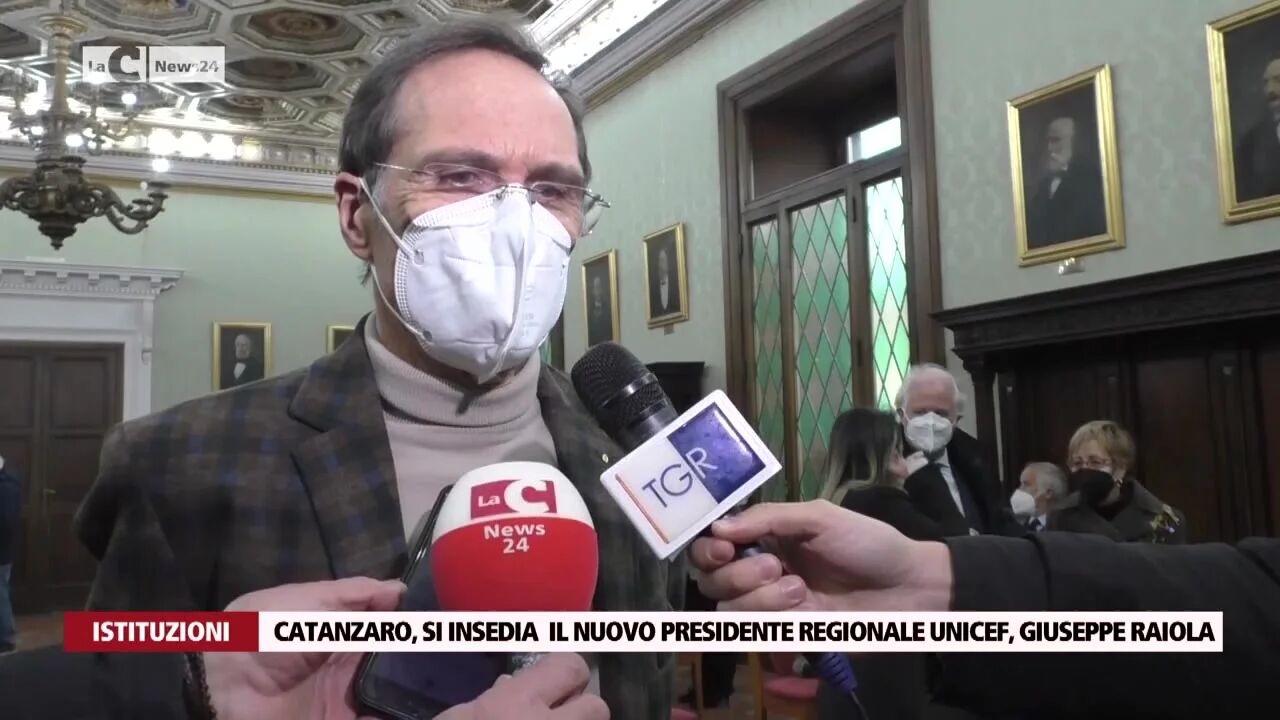 Catanzaro, si insedia  il nuovo presidente regionale Unicef, Giuseppe Raiola