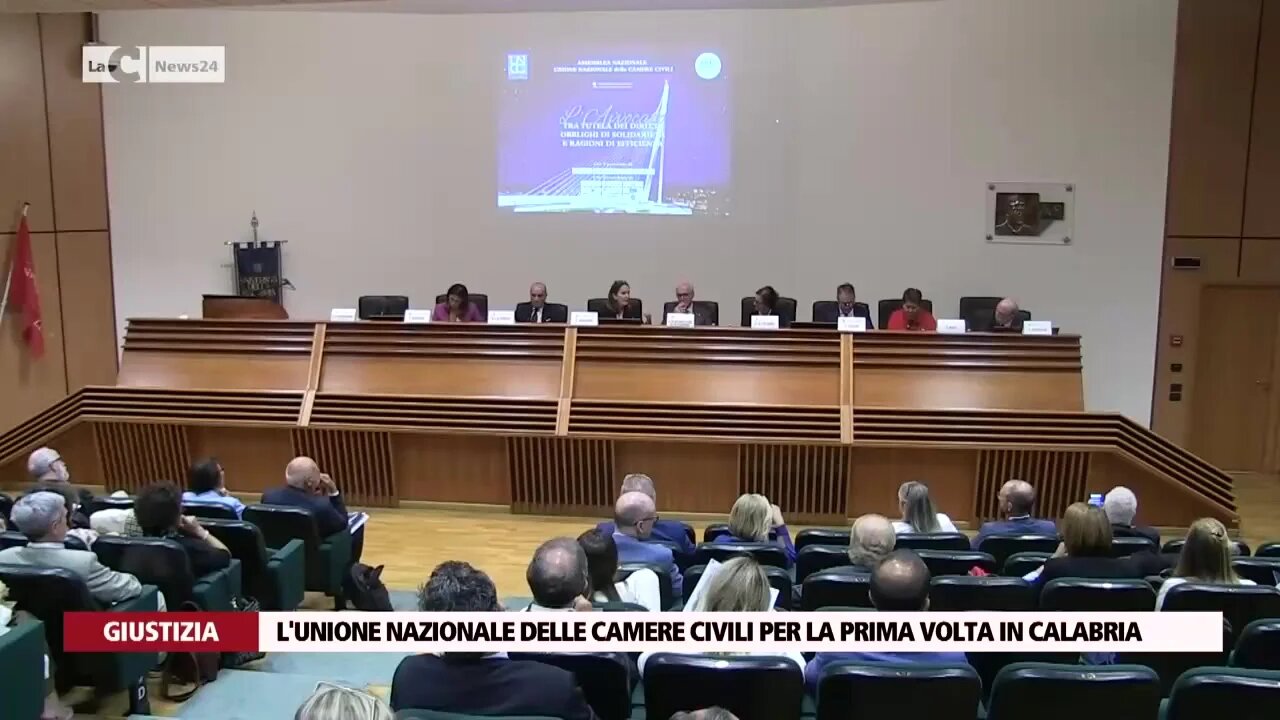 L'unione nazionale delle camere civili per la prima volta in Calabria