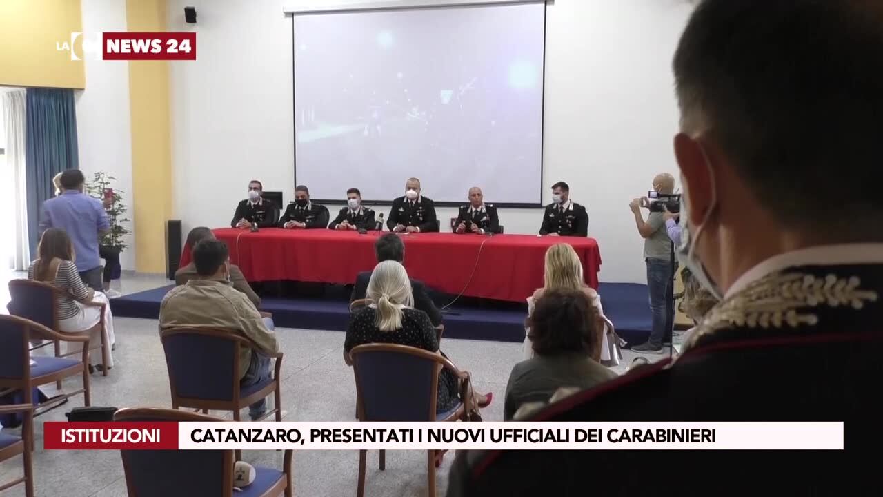 Catanzaro, presentati i nuovi ufficiali dei carabinieri