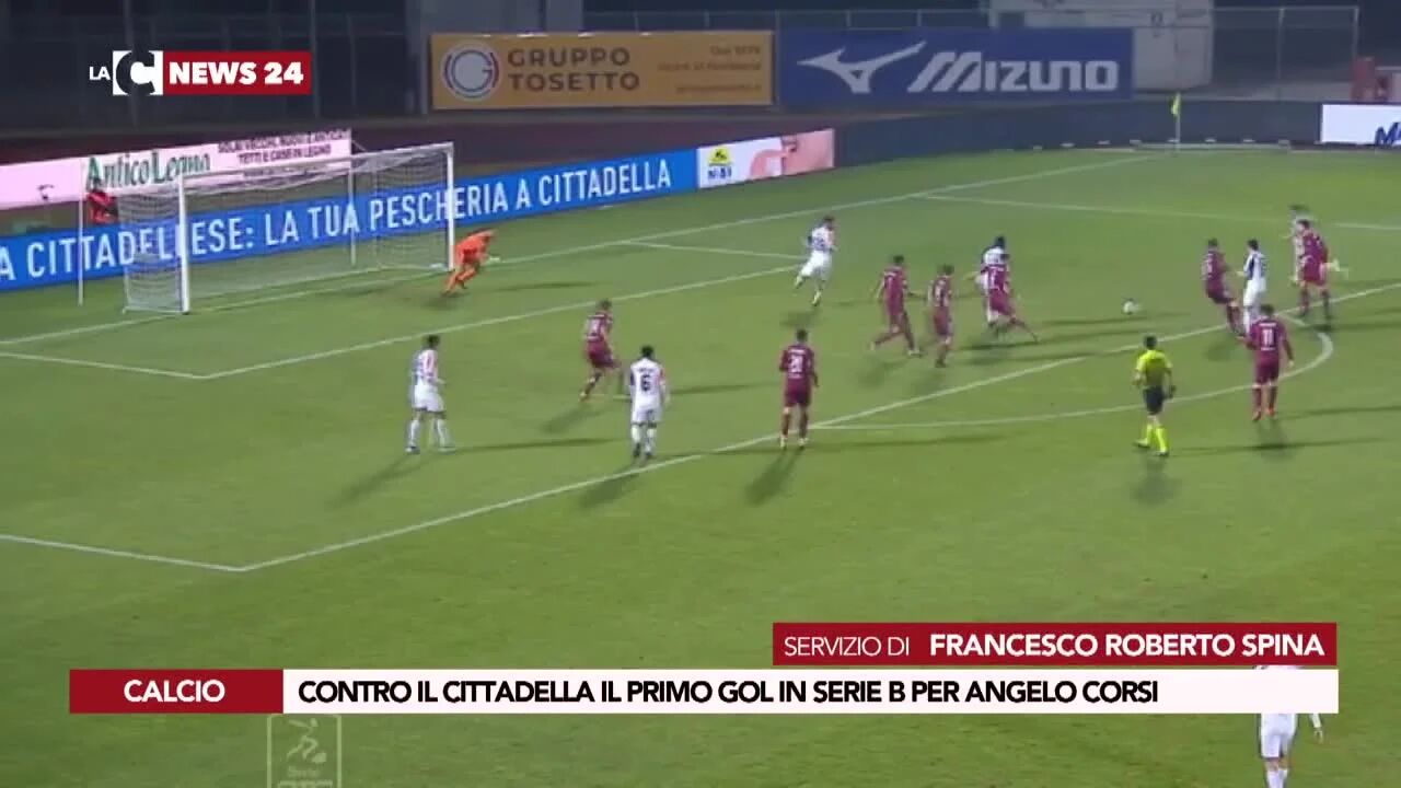 Cosenza, contro il Cittadella il primo gol in serie B per Angelo Corsi