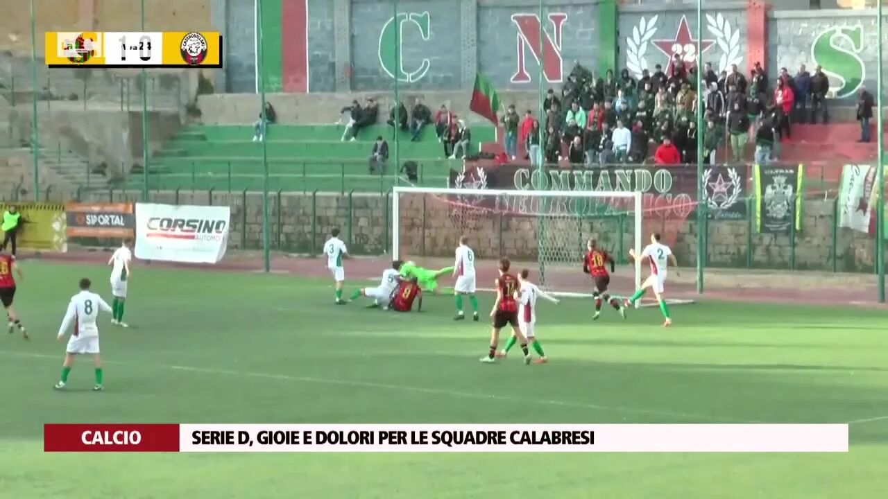 Serie D, gioie e dolori per le squadre calabresi