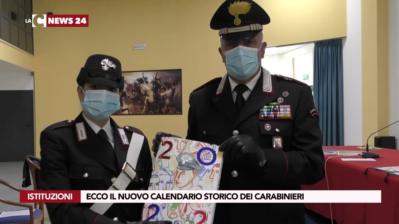 Presentato il calendario dell’Arma: celebra i 200 anni del primo Regolamento dei carabinieri