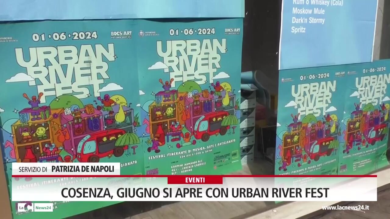 Cosenza, giugno si apre con Urban River Fest