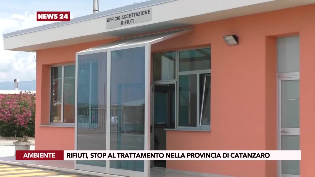 Rifiuti, stop al trattamento nella provincia di Catanzaro