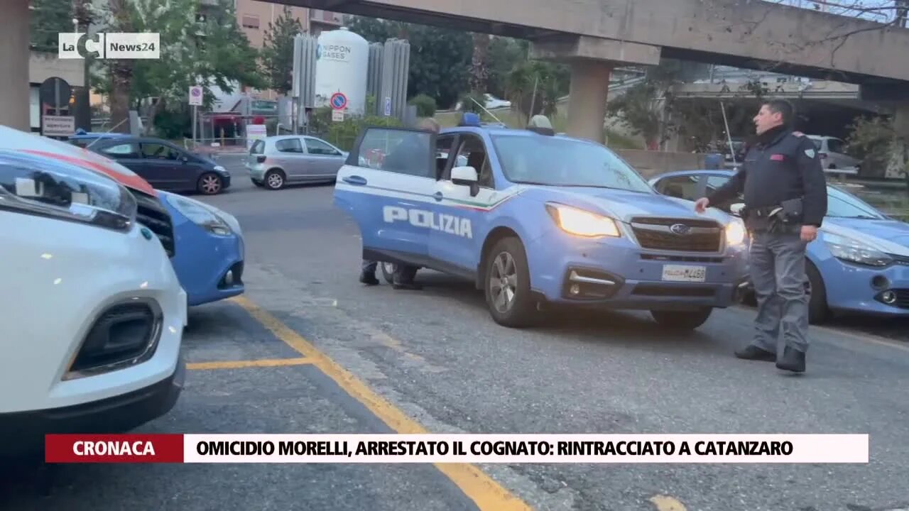 Omicidio Morelli, arrestato il cognato rintracciato a Catanzaro