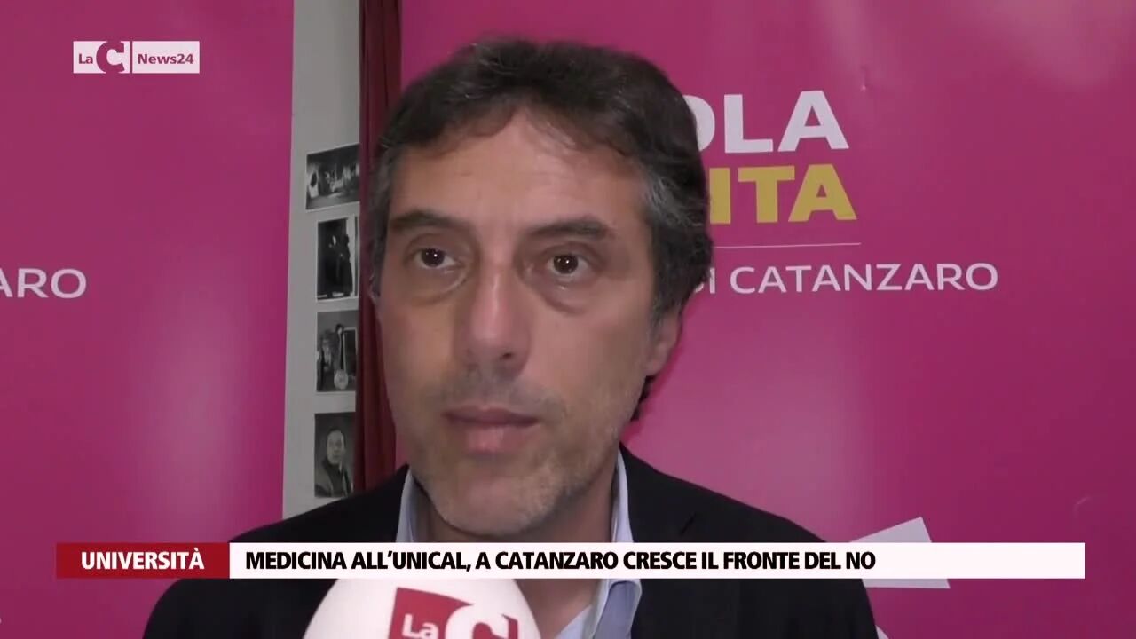 Medicina all’Unical, a Catanzaro cresce il fronte del no