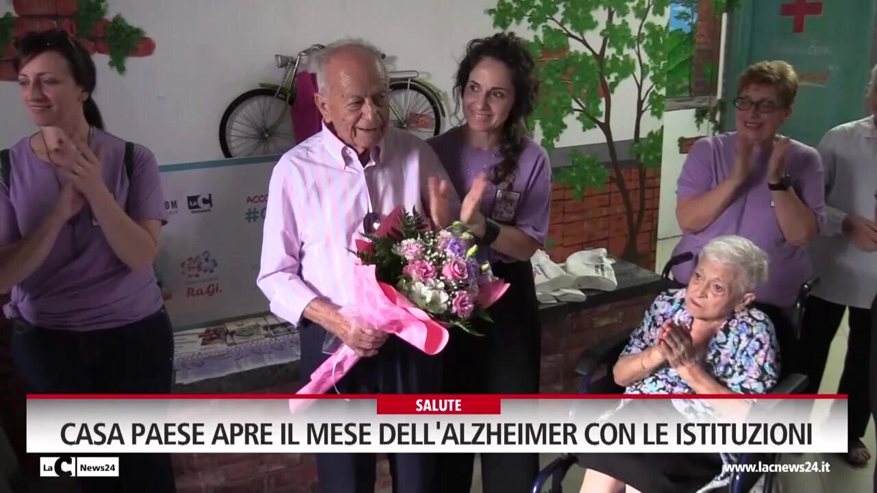 Casa Paese apre il mese dell'Alzheimer con le istituzioni