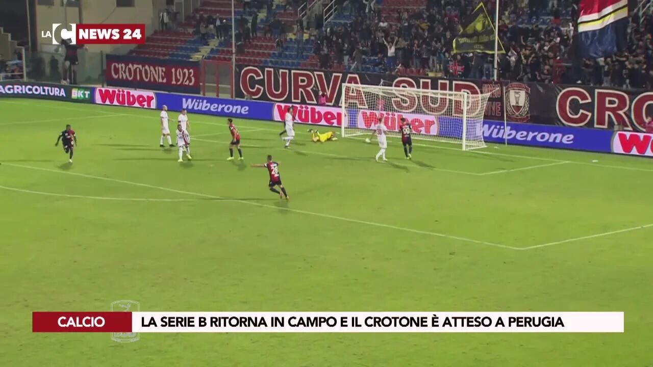 La Serie B ritorna in campo e il Crotone è atteso a Perugia