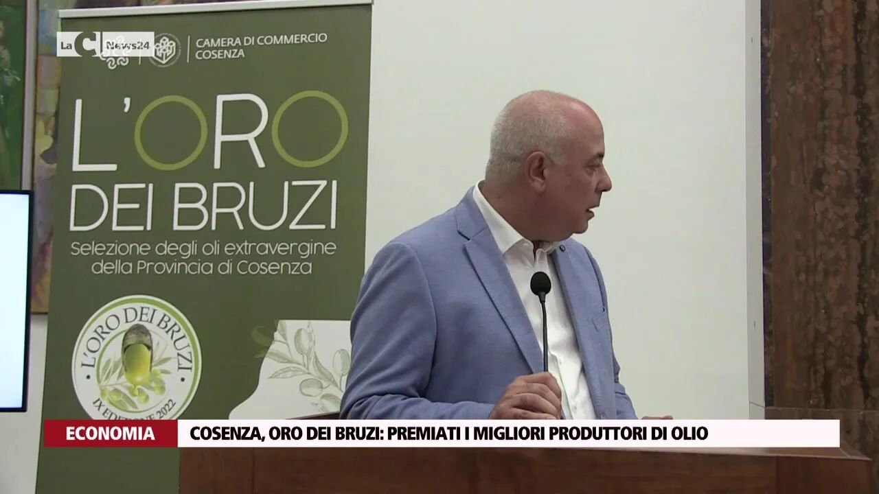 Cosenza, oro dei bruzi premiati i migliori produttori di olio