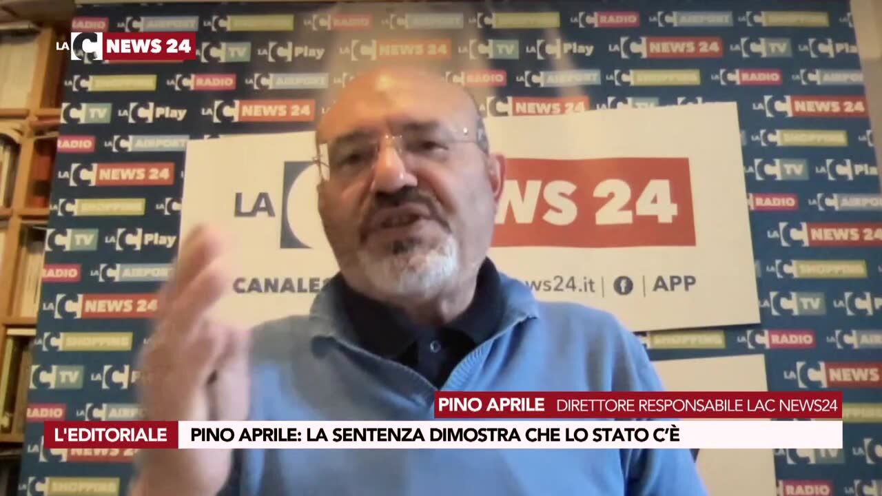 Pino Aprile: «La sentenza dimostra che lo Stato c’è»