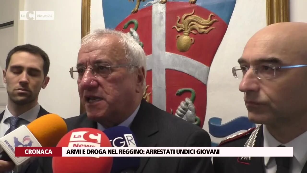 Armi e droga nel reggino: arrestati undici giovani